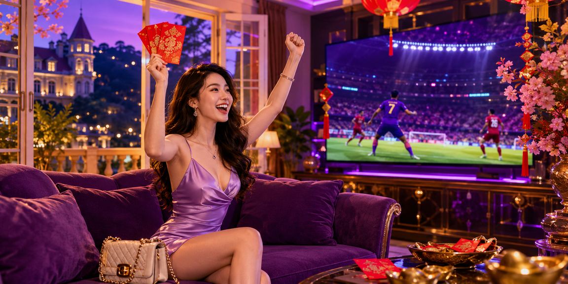 Người chơi cá cược thể thao bên ánh đèn lồng tại Đà Lạt